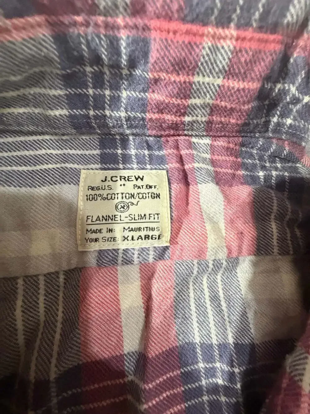 J. Crew crew flannel